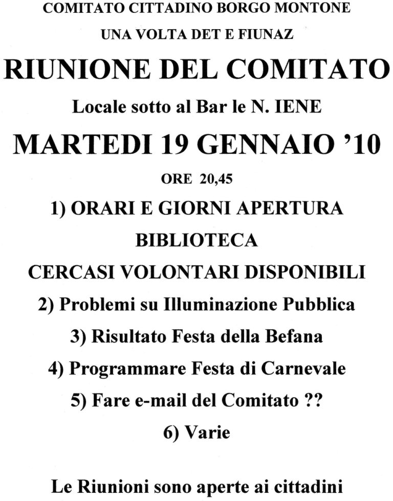 riunione100119