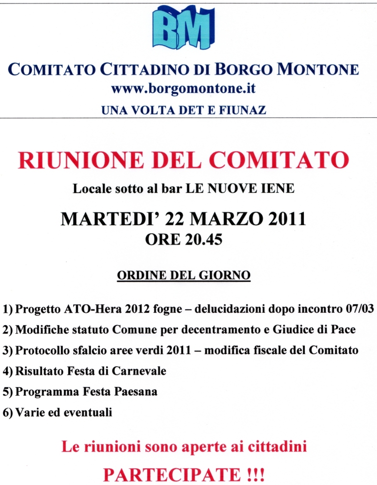 riunione110322