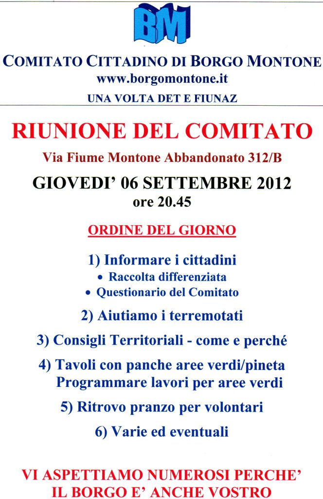 riunione120906