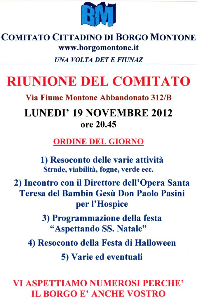 riunione121119