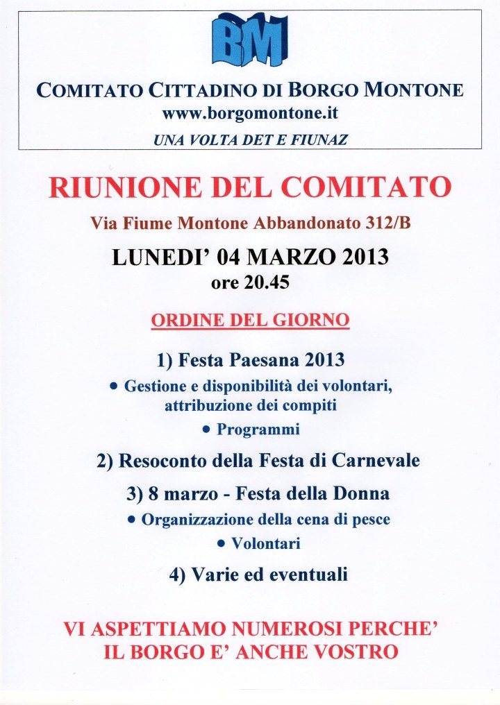 riunione130304